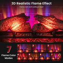 27 Inch Freestanding Fireplace with Remote Control by LJGDeals