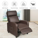 Recliner Sofa Wingback Chair with Massage Function by LJGDeals