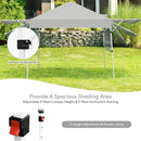 17 Feet x 10 Feet Foldable Pop Up Canopy with Adjustable Instant Sun Shelter by LJGDeals
