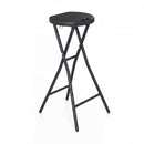 27.5" Folding Bar Stool with HDPE Seat and Carry Handle