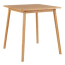 27.5 Inch Square Bamboo Dining Table for 2-4 People-Natural by LJGDeals
