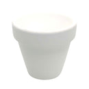 2'' White Clay Pot