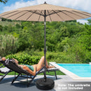 27 lbs Fillable Round Umbrella Base Stand for Yard Garden Poolside by LJGDeals