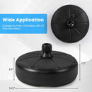 27 lbs Fillable Round Umbrella Base Stand for Yard Garden Poolside by LJGDeals