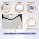 Person Portable Toilet Cabin – Outdoor Restroom with Light, Sink & Vent Fan by HouseOfZazla