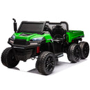 24V 2-Seater UTV-XXL Ride On Truck with Dump Bed for kid,Ride On 4WD UTV with 6 Wheels,Foam Tires, Suitable for Off-Roading,remote control,Three-Point Safety Harness