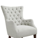 Hannah - Button Tufted Wing Chair by HouseOfZazla