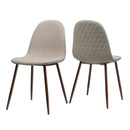 Elegant Dining Chair Set With Fabric by HouseOfZazla