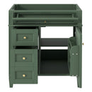 Bathroom Vanity With 2 Drawers And Tip-Out Drawer, Storage Cabinet by HouseOfZazla