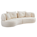 Modular Sofa, Durable Fabric, Solid Wood Frame, High Density Sponge Padding, Seating For 4 by HouseOfZazla