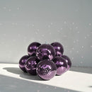 Yescom Purple Mirror Ball for Mardi Gras Awards Ceremonies