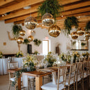 Yescom Gold Mirror Ball for Luxury Weddings Grand Openings