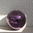 Yescom Purple Mirror Ball for Mardi Gras Awards Ceremonies