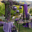 Yescom Purple Mirror Ball for Mardi Gras Awards Ceremonies by yescomusa