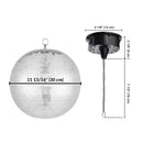 Yescom Shiny Disco Ball with Motor, RGB Light Event Party Decor by yescomusa
