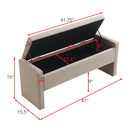 Modern Upholstered Large Bed End Bench With Storage by HouseOfZazla