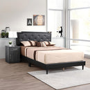 Button Tufted Bed Charming For Cozy Spaces by Unique Piece Furniture