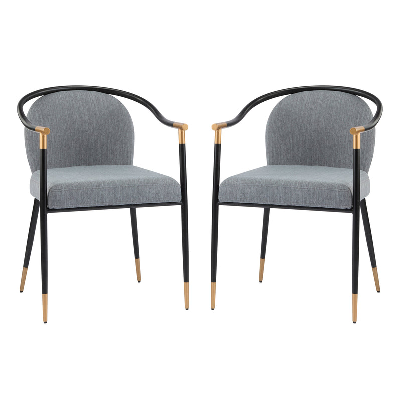 Modern Upholstered Dining Chair (Set of 2), photo 2 of 10