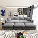 Modern Comfy Upholstered Sofa Cloud Couch & Deep Seat Couches by HouseOfZazla