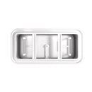 Rectangle Linear Freestanding Soaker Tub With Pop Up Drain, Double Wall Insulated Construction - Gloss White by HouseOfZazla