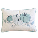 Embroidered Pumpkin Lumbar Throw Pillow – Misty