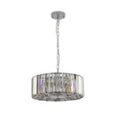17' Chrome Crystal Pendant Chandelier