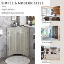 Triangle Bathroom Storage Cabinet With Adjustable Shelves, Freestanding Floor Cabinet For Home Kitchen by HouseOfZazla