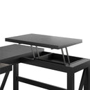 Crestwood - Lift Top L Desk - Black by HouseOfZazla