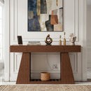60 Inch Narrow Console Table with Built-in Power Outlet by HouseOfZazla