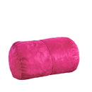Michael - Modern Cylindrical Suede Bean Bag Chair by Unique Piece Furniture