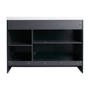 Contemporary Freestanding Bathroom Vanity With Resin Sink & Soft-Close Cabinet Doors by Unique Piece Furniture