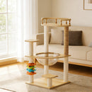 32.2" Modern Cat Tower for Indoor Cats by HouseOfZazla