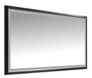 72 x 36 Inch LED Bathroom Mirror with Aluminum Frame