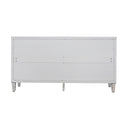 Accent Cabinet 4 Door Wooden Cabinet Sideboard Buffet Server Cabinet Storage Cabinet, For Living Room, Entryway, Hallway, Office, Kitchen And Dining Room - White Wash by HouseOfZazla