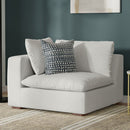 Jasmine - Left Arm Sofa Module - Gray by HouseOfZazla