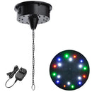 Yescom 16in Shiny Disco Ball with Motor, 8 RGB Lights for Event Party
