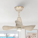 28" Kwang Farmhouse DC Motor Downrod Mount Reversible Ceiling Fan with LED Lighting and Remote Control