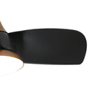 28" Modern DC Motor Downrod Mount Reversible Ceiling Fan with LED Lighting and Remote Control