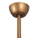 28" Modern DC Motor Downrod Mount Reversible Ceiling Fan with LED Lighting and Remote Control