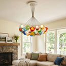 28 Multiple Colour Chandelier - Cluster
