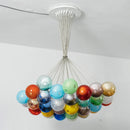 28 Multiple Colour Chandelier - Cluster