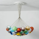 28 Multiple Colour Chandelier - Cluster