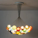 28 Multiple Colour Chandelier - Cluster