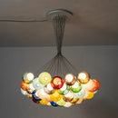 28 Multiple Colour Chandelier - Cluster