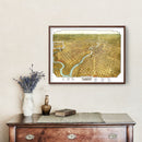 Vintage Map of Spokane, Washington 1905