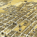 Vintage Map of Salem, Oregon 1905