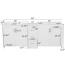 Double Sink Bathroom Vanity With Quartz Countertop