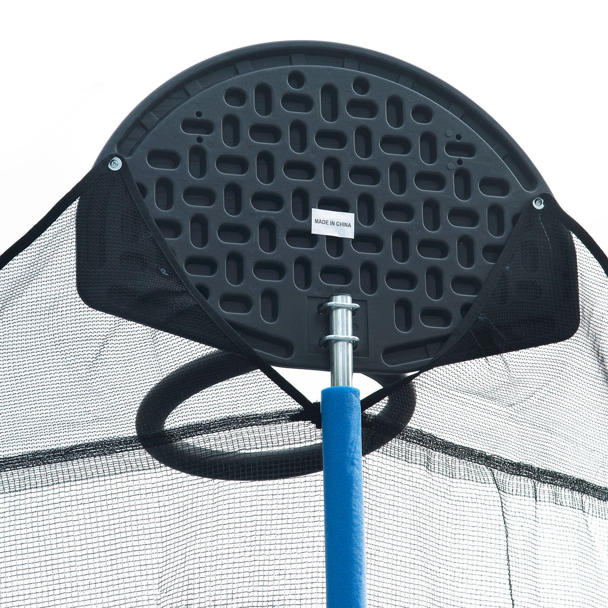 14Ft Trampoline For Adults & Kids With Basketball Hoop, Outdoor Trampolines With Ladder And Safety Enclosure Net For Kids And Adults - Blue, photo 7 of 15