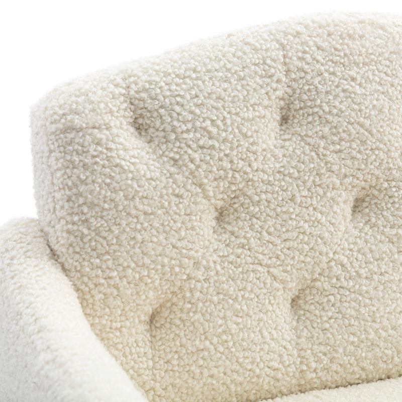 Walker Edison | Classic Modern Tufted Teddy Accent Chair