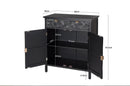 Hand-Carved Accent Cabinet by HouseOfZazla
